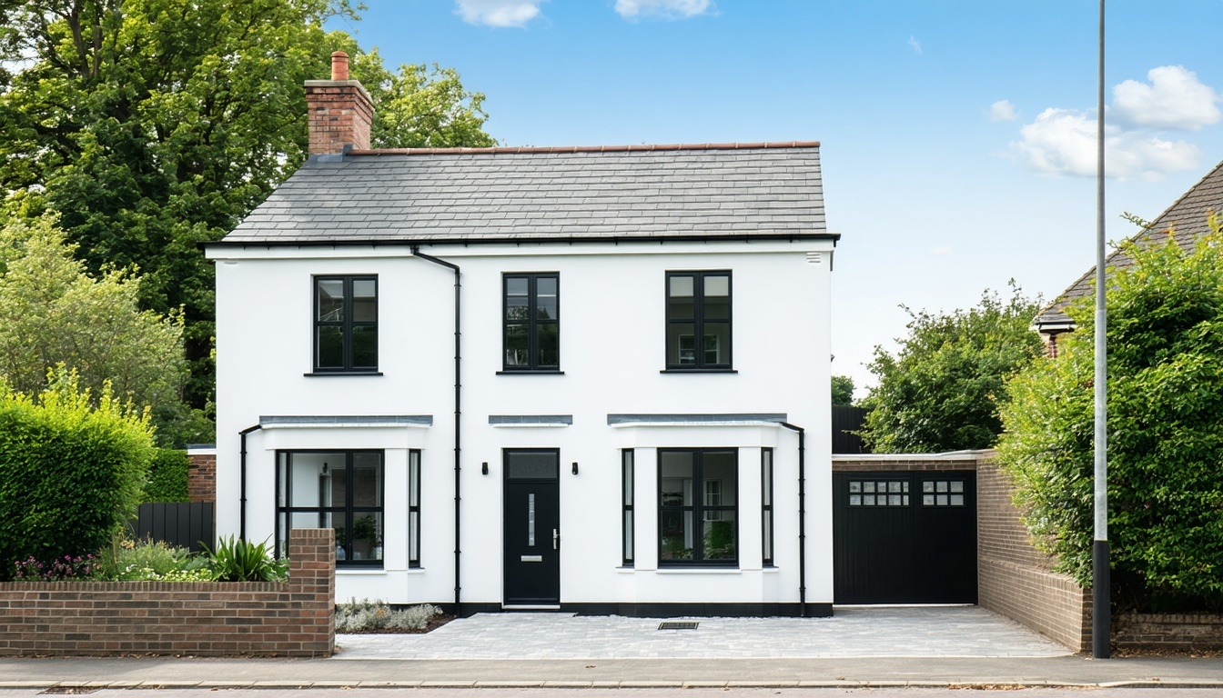 Refurbished HMO property exterior