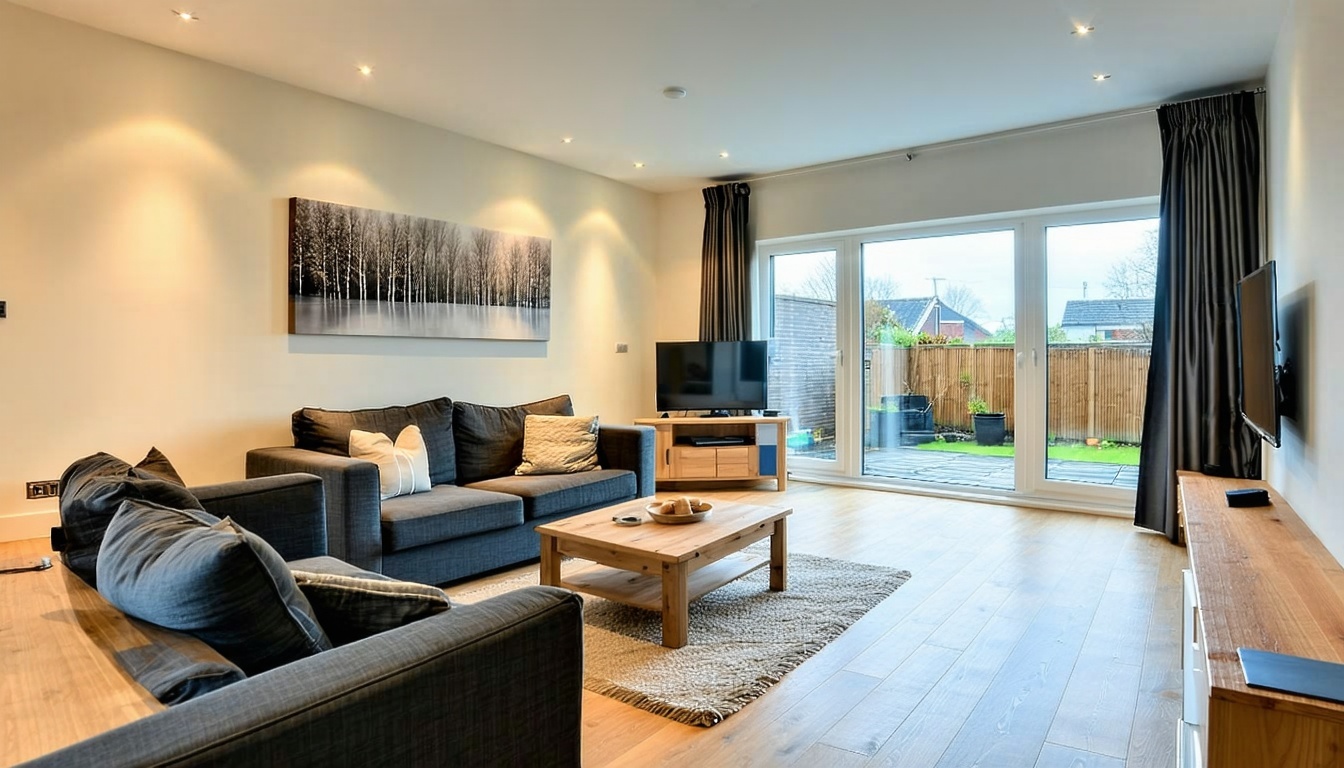 Modern serviced accommodation ready for tenants