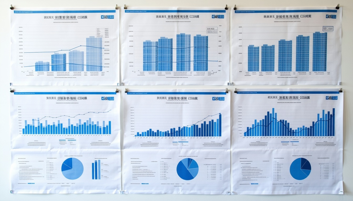 Clear financial modelling charts for property investments
